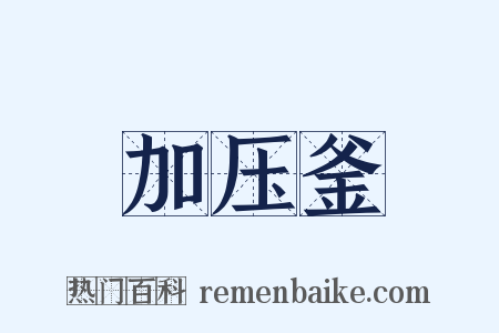 加压釜是什么意思的图片